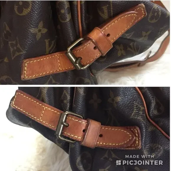 Louis Vuitton Saumur 35 crossbody bag carryall monogram vintage - Picture 2 of 8